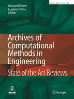 Archives of Computational Methods in Engineering